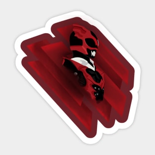 Red Psycho Ranger Sticker